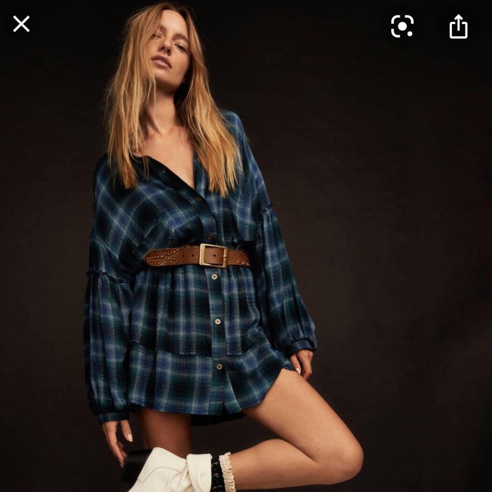 By The Way Plaid Mini Dress - Free People